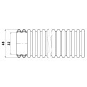 RURA KARBOWANA KF-09040/25M arot 25 m Ø 40 mm KOPOS