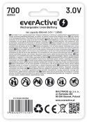 Akumulatorek 16340 / R-CR123 3V everActive 700mAh (1 szt.) z zabezpieczeniem