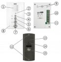 DOMOFON ''EURA'' ADP-51A3 ''DIFESA'' - 1-rodzinny, 2 unifony, interkom, biały DOMOFON ''EURA'' ADP-51A3 ''DIFESA'' - 1-rodzinny, 2 unifony, interkom, biały