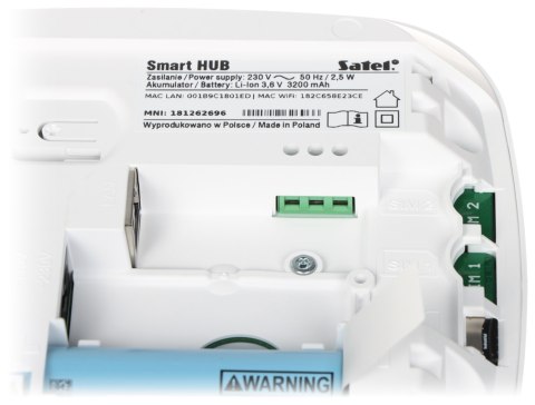 KONTROLER SYSTEMU BEZPRZEWODOWEGO SMART-HUB-PLUS BE WAVE SATEL KONTROLER SYSTEMU BEZPRZEWODOWEGO SMART-HUB-PLUS BE WAVE SATEL