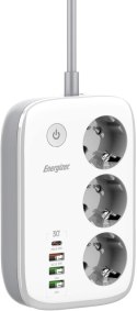 LISTWA ZASILAJĄCA SMART Energizer Z Wi-Fi I APP 3x SCHUKO 3x USB-A 1x USB-C 2500W 10A KABEL 2M LISTWA ZASILAJĄCA SMART Energizer Z Wi-Fi I APP 3x SCHUKO 3x USB-A 1x USB-C 2500W 10A KABEL 2M