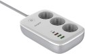 LISTWA ZASILAJĄCA SMART Energizer Z Wi-Fi I APP 3x SCHUKO 3x USB-A 1x USB-C 2500W 10A KABEL 2M LISTWA ZASILAJĄCA SMART Energizer Z Wi-Fi I APP 3x SCHUKO 3x USB-A 1x USB-C 2500W 10A KABEL 2M