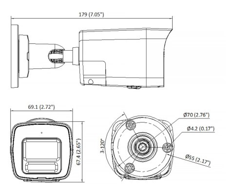 KAMERA IP DS-2CD1063G2-LIUF/SL(2.8MM)PL Smart Hybrid Light 6 Mpx Hikvision KAMERA IP DS-2CD1063G2-LIUF/SL(2.8MM)PL Smart Hybrid Light 6 Mpx Hikvision