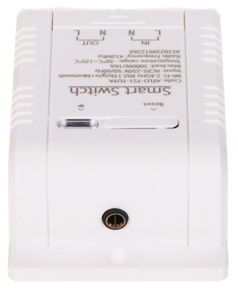 INTELIGENTNY PRZEŁĄCZNIK Z POMIAREM TEMPERATURY ATLO-TS1-TUYA Wi-Fi, Tuya Smart INTELIGENTNY PRZEŁĄCZNIK Z POMIAREM TEMPERATURY ATLO-TS1-TUYA Wi-Fi, Tuya Smart