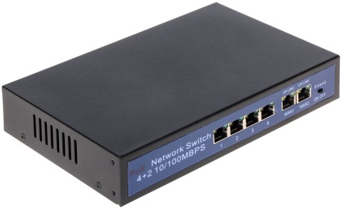 Switch PoE APTI-POE0402-60W 6-PORTOWY Switch PoE APTI-POE0402-60W 6-PORTOWY