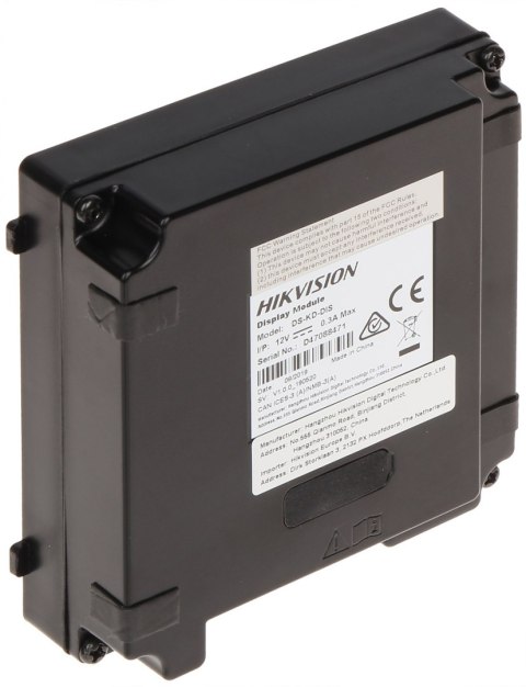 MODUŁ WYŚWIETLACZA DS-KD-DIS Hikvision MODUŁ WYŚWIETLACZA DS-KD-DIS Hikvision