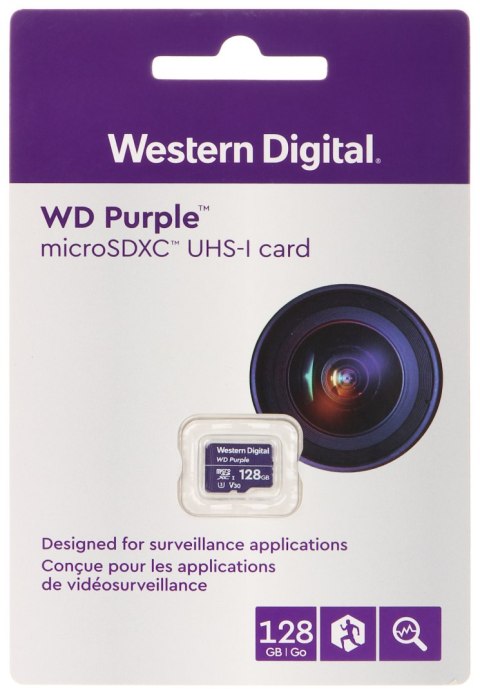 KARTA PAMIĘCI SD-MICRO-10/128-WD UHS-I, SDHC 128 GB Western Digital KARTA PAMIĘCI SD-MICRO-10/128-WD UHS-I, SDHC 128 GB Western Digital