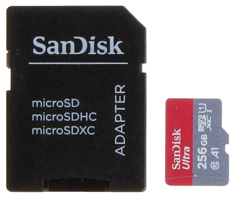 KARTA PAMIĘCI SD-MICRO-10/256-SANDISK UHS-I, SDXC 256 GB SANDISK KARTA PAMIĘCI SD-MICRO-10/256-SANDISK UHS-I, SDXC 256 GB SANDISK