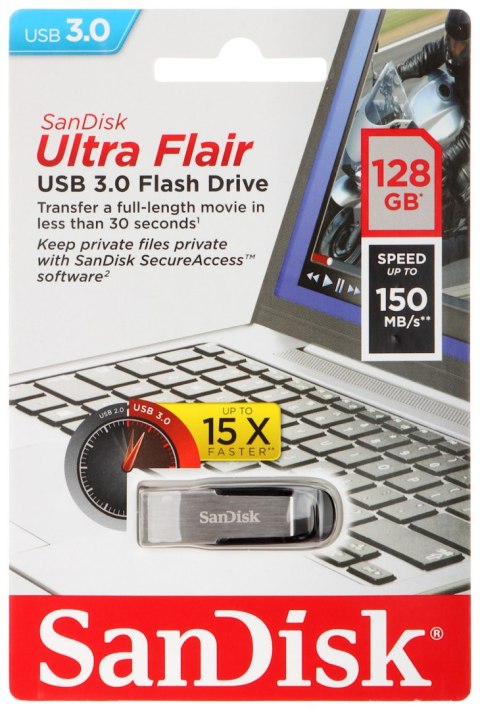 PENDRIVE USB 3.0 FD-128/ULTRAFLAIR-SANDISK 128 GB USB 3.0 SANDISK PENDRIVE USB 3.0 FD-128/ULTRAFLAIR-SANDISK 128 GB USB 3.0 SANDISK
