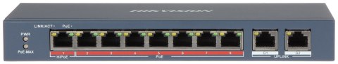 SWITCH PoE DS-3E0310HP-E 10-PORTOWY Hikvision SWITCH PoE DS-3E0310HP-E 10-PORTOWY Hikvision