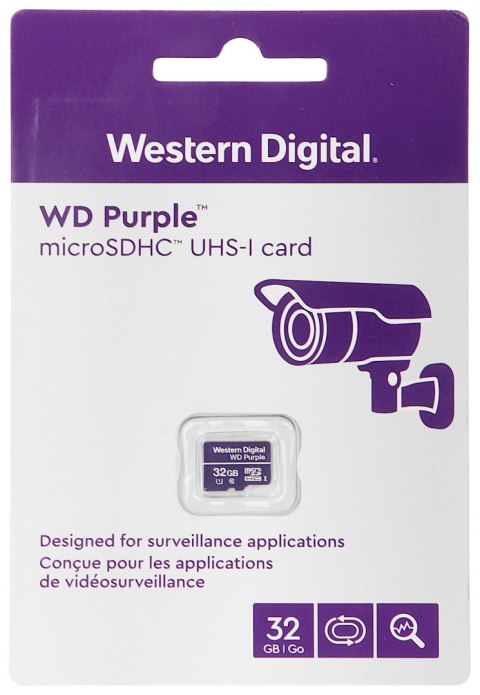 KARTA PAMIĘCI SD-MICRO-10/32-WD UHS-I, SDHC 32 GB Western Digital KARTA PAMIĘCI SD-MICRO-10/32-WD UHS-I, SDHC 32 GB Western Digital