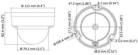 KAMERA WANDALOODPORNA AHD, HD-CVI, HD-TVI, CVBS DS-2CE56D8T-VPITF(2.8mm) - 1080p Hikvision KAMERA WANDALOODPORNA AHD, HD-CVI, HD-TVI, CVBS DS-2CE56D8T-VPITF(2.8mm) - 1080p Hikvision