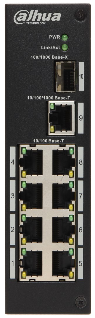 SWITCH PRZEMYSŁOWY PFS3110-8T 10-PORTOWY +SFP DAHUA SWITCH PRZEMYSŁOWY PFS3110-8T 10-PORTOWY +SFP DAHUA