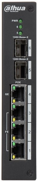 SWITCH PRZEMYSŁOWY POE PFS3206-4P-96 4-PORTOWY + 2 x SFP DAHUA SWITCH PRZEMYSŁOWY POE PFS3206-4P-96 4-PORTOWY + 2 x SFP DAHUA
