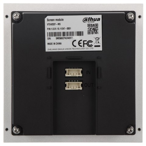 MODUŁ WYŚWIETLACZA VTO4202F-MS DO MODUŁU VTO4202F-P DAHUA MODUŁ WYŚWIETLACZA VTO4202F-MS DO MODUŁU VTO4202F-P DAHUA