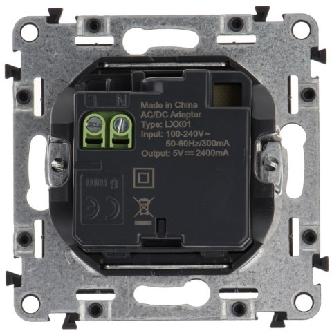 GNIAZDO ŁADOWANIA LE-753112 Valena Life 2 PORTY USB 2.4A/5V LEGRAND GNIAZDO ŁADOWANIA LE-753112 Valena Life 2 PORTY USB 2.4A/5V LEGRAND