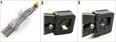 WTYK MODULARNY RJ45T/6*P100 WTYK MODULARNY RJ45T/6*P100