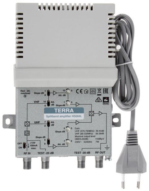 WZMACNIACZ WIELOZAKRESOWY HS-004L WZMACNIACZ WIELOZAKRESOWY HS-004L