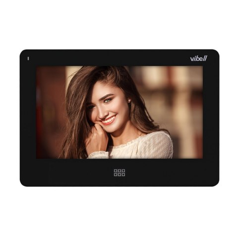 Wideo monitor bezsłuchawkowy, kolorowy, LCD 7", do zastosowania w systemach VIBELL, dotykowy ekran, moduł pamięci, gniazdo na k Wideo monitor bezsłuchawkowy, kolorowy, LCD 7", do zastosowania w systemach VIBELL, dotykowy ekran, moduł pamięci, gniazdo na k