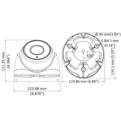 Kamera Kopułkowa Turbo HD PoC HQVISION HQ-TU202812D-IR40-P Kamera Kopułkowa Turbo HD PoC HQVISION HQ-TU202812D-IR40-P