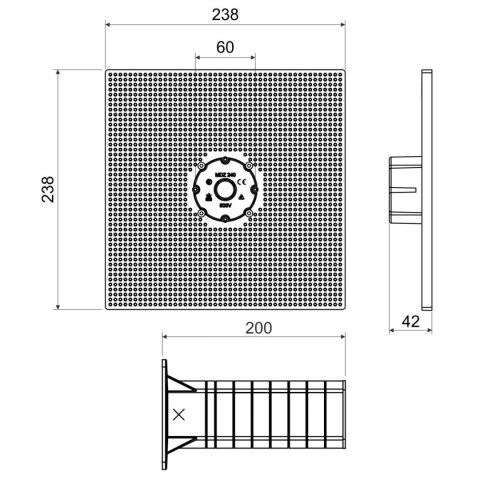 PŁYTA MONTAŻOWA DO DOCIEPLEŃ MDZ-XL-KB PŁYTA MONTAŻOWA DO DOCIEPLEŃ MDZ-XL-KB