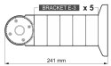 DYSTANS DLA MODUŁOWEGO UCHWYTU DO CZUJEK RUCHU BRACKET-E-3 SATEL