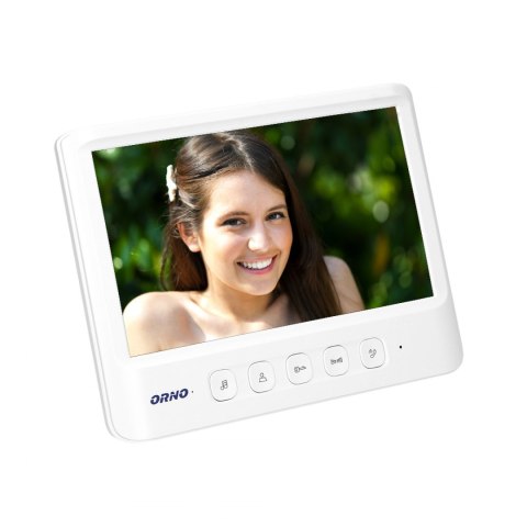 Zestaw wideodomofonowy, bezsłuchawkowy, kolor, LCD 7", biały, IMAGO Zestaw wideodomofonowy, bezsłuchawkowy, kolor, LCD 7", biały, IMAGO