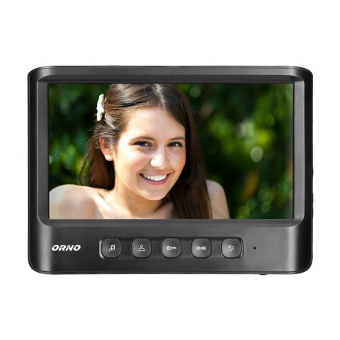 Zestaw wideodomofonowy, bezsłuchawkowy, kolor, LCD 7", czarny, IMAGO Zestaw wideodomofonowy, bezsłuchawkowy, kolor, LCD 7", czarny, IMAGO