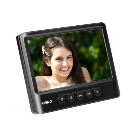 Zestaw wideodomofonowy, bezsłuchawkowy, kolor, LCD 7", czarny, IMAGO Zestaw wideodomofonowy, bezsłuchawkowy, kolor, LCD 7", czarny, IMAGO