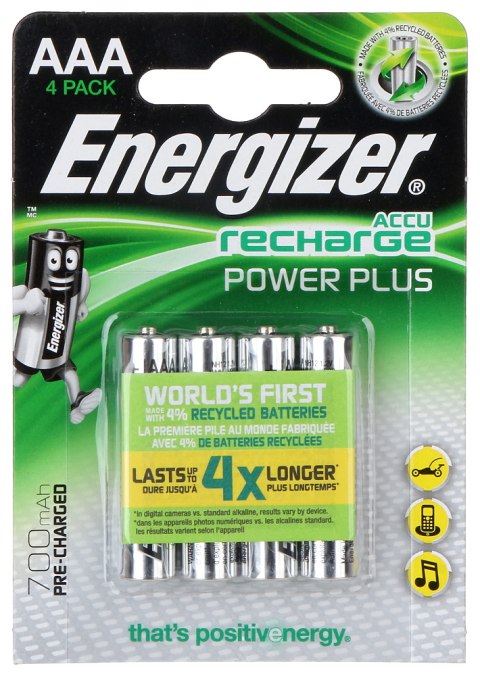 AKUMULATOR BAT-AAA/AKU-700*P4 1.2 V Ni-MH AAA ENERGIZER AKUMULATOR BAT-AAA/AKU-700*P4 1.2 V Ni-MH AAA ENERGIZER