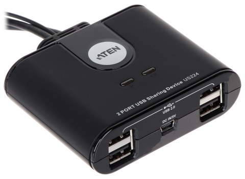 PRZEŁĄCZNIK USB + HUB USB US-224 2 X 115 cm PRZEŁĄCZNIK USB + HUB USB US-224 2 X 115 cm