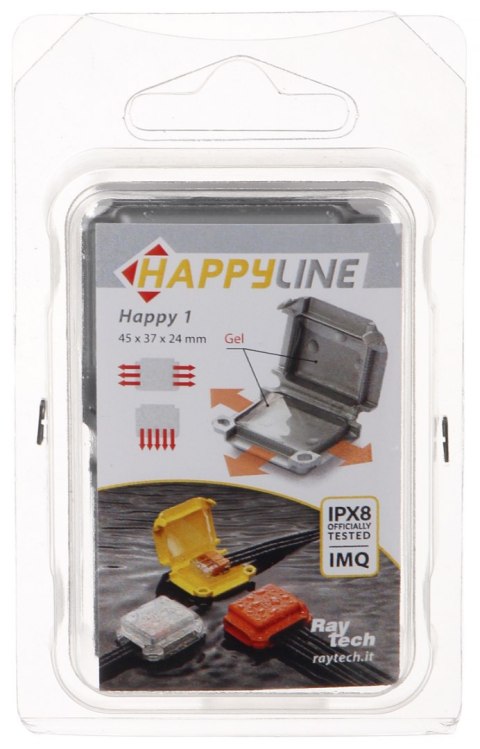PUSZKA POŁĄCZENIOWA GELBOX HAPPY-1 IP68 RayTech PUSZKA POŁĄCZENIOWA GELBOX HAPPY-1 IP68 RayTech
