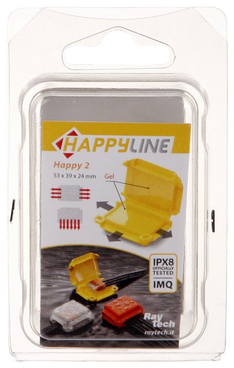 PUSZKA POŁĄCZENIOWA GELBOX HAPPY-2 IP68 RayTech PUSZKA POŁĄCZENIOWA GELBOX HAPPY-2 IP68 RayTech