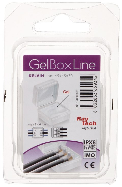 PUSZKA POŁĄCZENIOWA GELBOX KELVIN IP68 RayTech PUSZKA POŁĄCZENIOWA GELBOX KELVIN IP68 RayTech