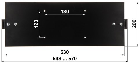PANEL MONTAŻU BOCZNEGO DO SZAFY RACK ZMB-1-800 PANEL MONTAŻU BOCZNEGO DO SZAFY RACK ZMB-1-800