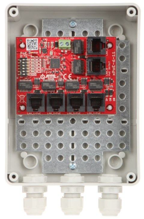 SWITCH POE XPOE-6-11-S2 5-PORTOWY ATTE SWITCH POE XPOE-6-11-S2 5-PORTOWY ATTE