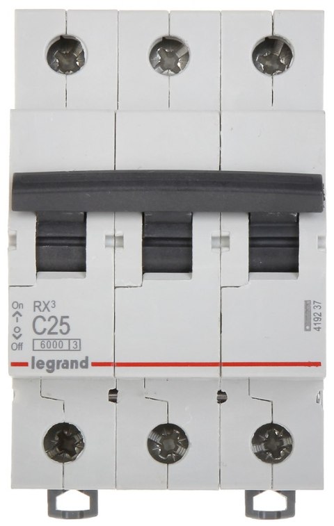 WYŁĄCZNIK NADPRĄDOWY LE-419237 TRÓJFAZOWY 25 A TYP C LEGRAND WYŁĄCZNIK NADPRĄDOWY LE-419237 TRÓJFAZOWY 25 A TYP C LEGRAND