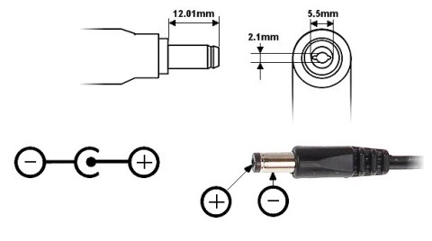 ZASILACZ PSC-12010/PRO 12 V DC 1 A ZASILACZ PSC-12010/PRO 12 V DC 1 A