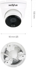 Kamera AHD multistandard wandaloodporna z czujnikiem ruchu PIR NVAHD-2DN3201MV/IR-1-PIR