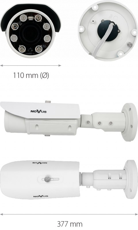 Kamera IP LPR w obudowie z obiektywem motor-zoom NVIP-2H-8002M/LPR Kamera IP LPR w obudowie z obiektywem motor-zoom NVIP-2H-8002M/LPR