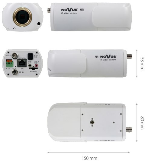 Kamera IP Starlight kompaktowa z funkcją auto-back-focus NVIP-2DN7400C-1P Kamera IP Starlight kompaktowa z funkcją auto-back-focus NVIP-2DN7400C-1P