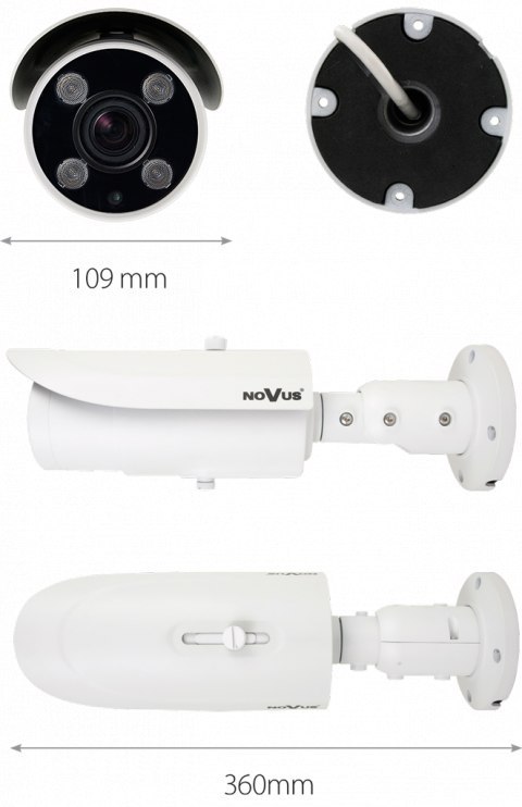 Kamera IP w obudowie z obiektywem motor-zoom NVIP-4H-6202M Kamera IP w obudowie z obiektywem motor-zoom NVIP-4H-6202M