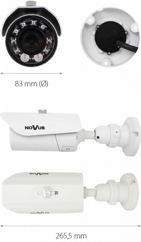Kamera IP w obudowie z obiektywem motor-zoom NVIP-4H-8002M Kamera IP w obudowie z obiektywem motor-zoom NVIP-4H-8002M