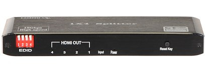 ROZGAŁĘŹNIK HDMI-SP-1/4-2.0 ROZGAŁĘŹNIK HDMI-SP-1/4-2.0
