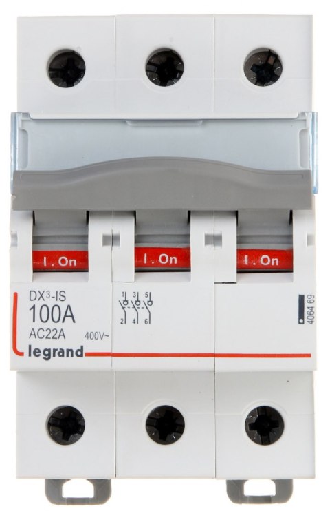 ROZŁĄCZNIK IZOLACYJNY LE-406469 TRÓJFAZOWY 100 A LEGRAND ROZŁĄCZNIK IZOLACYJNY LE-406469 TRÓJFAZOWY 100 A LEGRAND