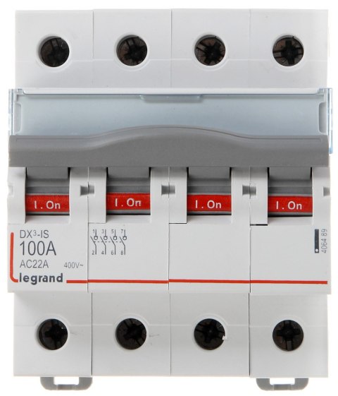 ROZŁĄCZNIK IZOLACYJNY LE-406489 TRÓJFAZOWY 100 A LEGRAND ROZŁĄCZNIK IZOLACYJNY LE-406489 TRÓJFAZOWY 100 A LEGRAND
