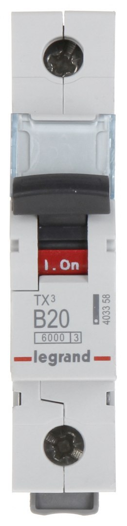 WYŁĄCZNIK NADPRĄDOWY LE-403358 JEDNOFAZOWY 20 A TYP B LEGRAND WYŁĄCZNIK NADPRĄDOWY LE-403358 JEDNOFAZOWY 20 A TYP B LEGRAND