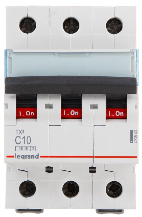 WYŁĄCZNIK NADPRĄDOWY LE-403543 TRÓJFAZOWY 10 A TYP C LEGRAND WYŁĄCZNIK NADPRĄDOWY LE-403543 TRÓJFAZOWY 10 A TYP C LEGRAND