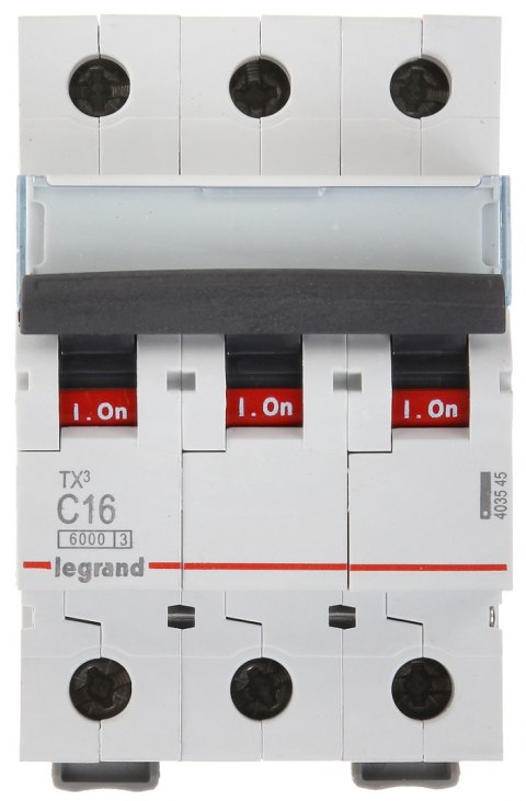 WYŁĄCZNIK NADPRĄDOWY LE-403545 TRÓJFAZOWY 16 A TYP C LEGRAND WYŁĄCZNIK NADPRĄDOWY LE-403545 TRÓJFAZOWY 16 A TYP C LEGRAND