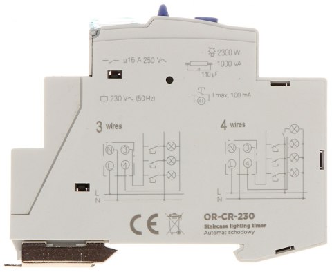 MODUŁ PRZEKAŹNIKA CZASOWEGO OR-CR-230 ORNO MODUŁ PRZEKAŹNIKA CZASOWEGO OR-CR-230 ORNO
